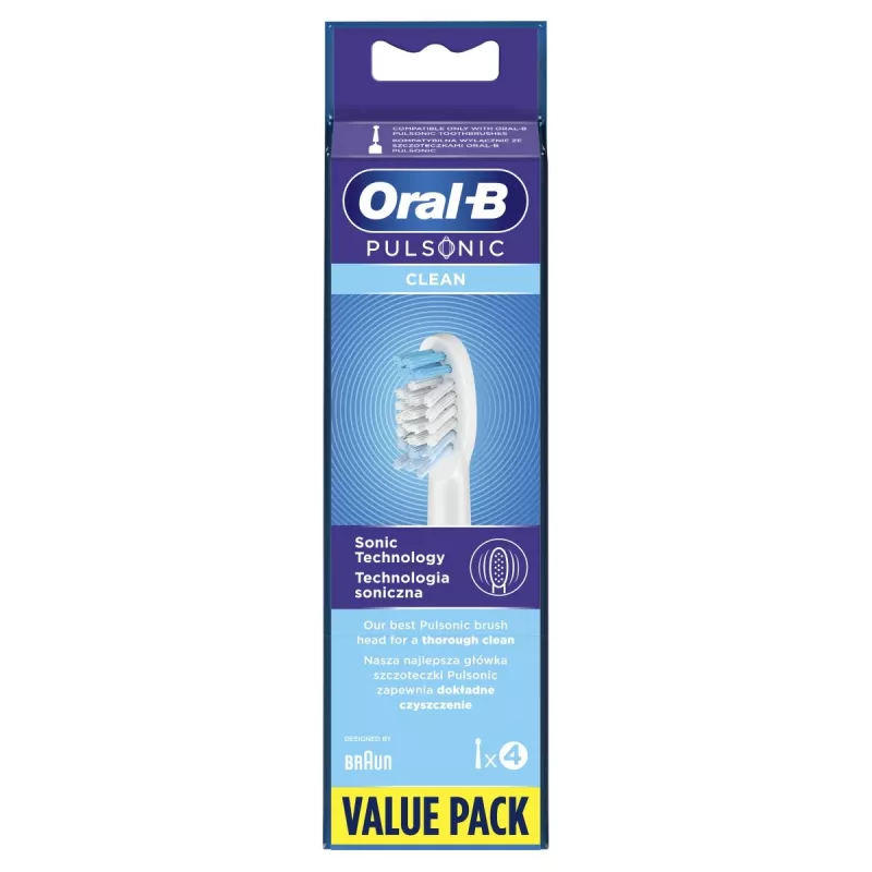 Oral-B Pulsonic Clean 4 vnt Balti