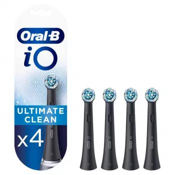Oral-B iO Ultimate Clean ORAIOB4BK dantų šepetėlio galvutė 4 vnt. Juoda