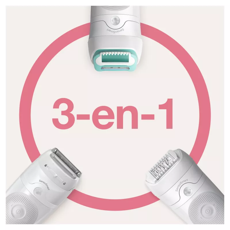 Braun Silk-épil 5 81770430 epiliatorius 28 pincetai Baltas