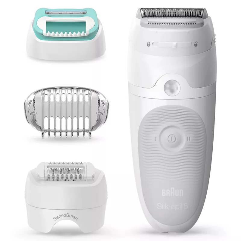 Braun Silk-épil 5 81770430 epiliatorius 28 pincetai Baltas
