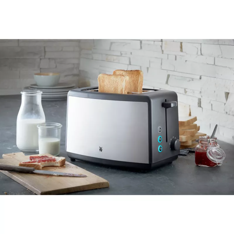 WMF Bueno 0414110011 2 griežinėlių skrudintuvas 800 W Juodas, Sidabrinis