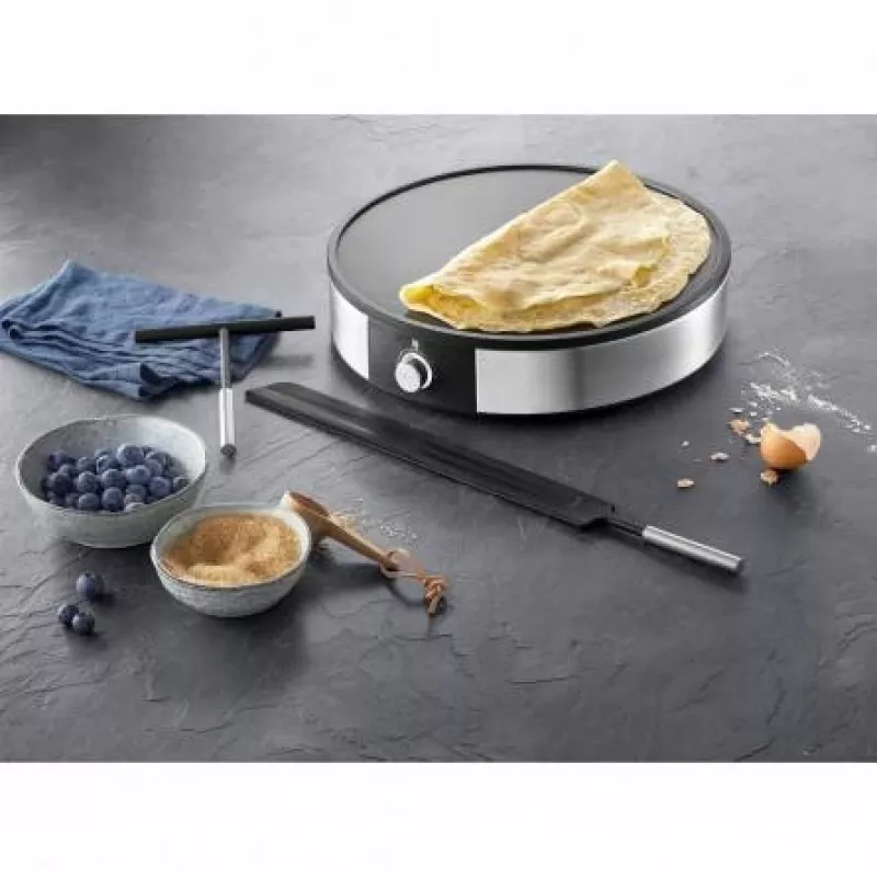 WMF Lono Creperie krepų keptuvė 1 krepas 1600 W juoda, sidabrinė