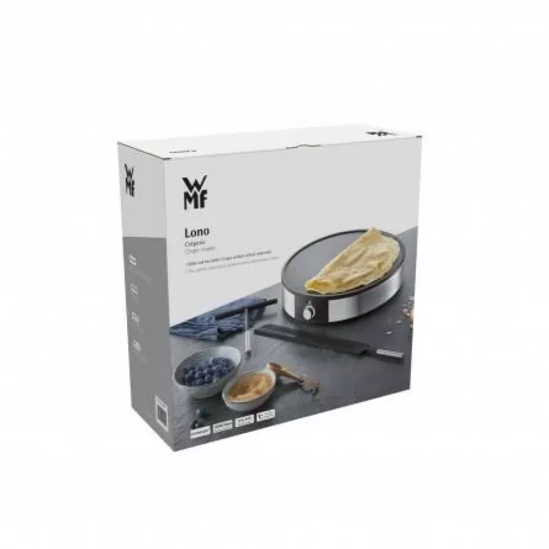 WMF Lono Creperie krepų keptuvė 1 krepas 1600 W juoda, sidabrinė