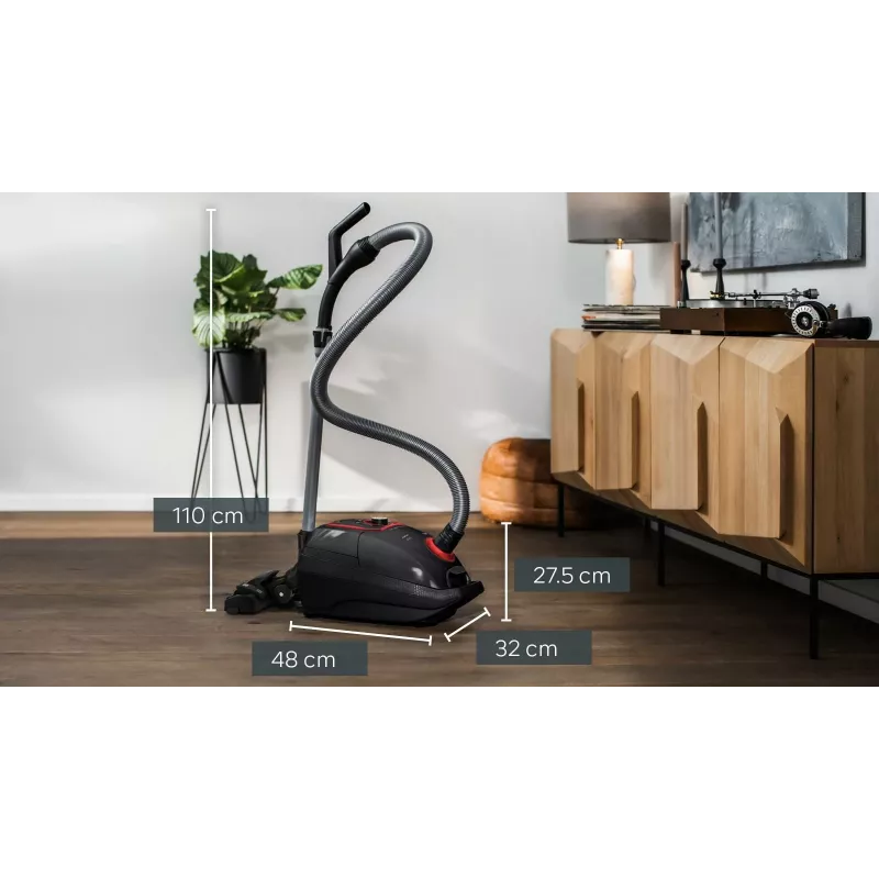 Siemens VSZ7XTRM dulkių siurblys 5 L cikloninis sausas 750 W su dulkių maišeliu