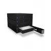 ICY BOX IB-574SSK-12G 8,89 cm (3,5 colio) galinė plokštė juoda