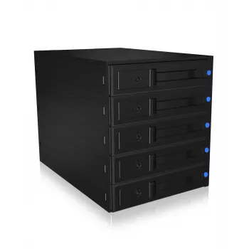ICY BOX IB-575SSK-12G 8.89 cm (3,5 colio) galinė plokštė juoda