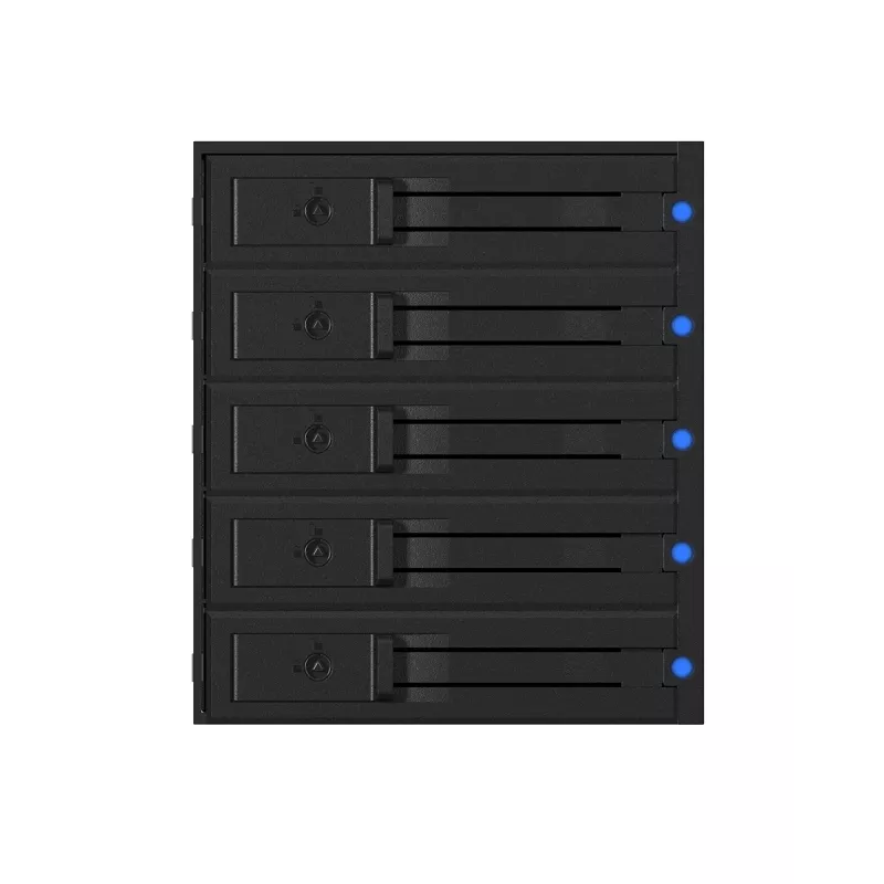 ICY BOX IB-575SSK-12G 8.89 cm (3,5 colio) galinė plokštė juoda