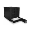 ICY BOX IB-575SSK-12G 8.89 cm (3,5 colio) galinė plokštė juoda
