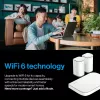 Linksys Velop Micro 6 tinklo sistema – Dviejų juostų WiFi 6 AX3000 (3 vnt.)
