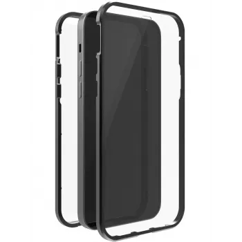 Hama 360° Glass dėklas iPhone 13 juodas permatomas