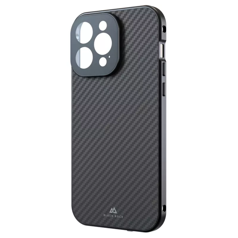 Hama 360° stiklinis dėklas iPhone 15 Pro Max 17 cm (6.7 colio) – anglies raštas