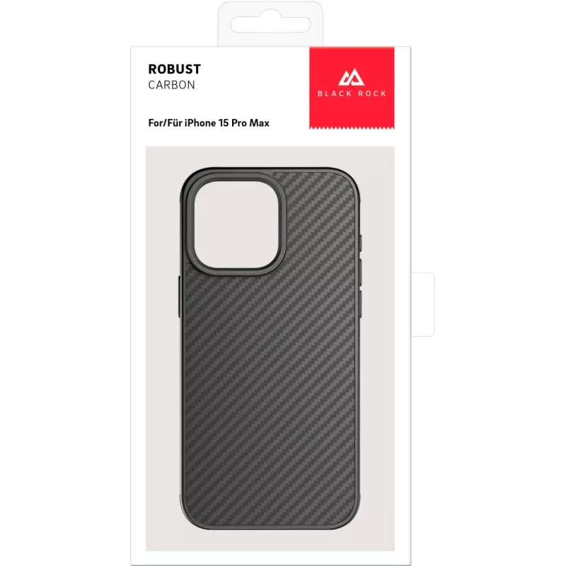 Hama Robust Carbon dėklas iPhone 15 Pro Max 17 cm (6,7 inch)