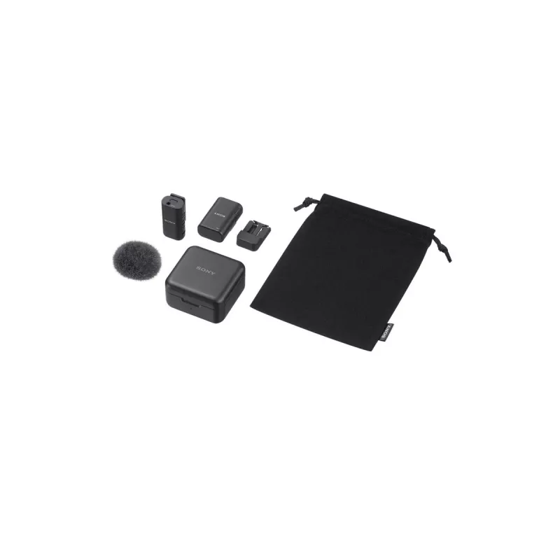 Sony ECM-W3S Juodas belaidis mikrofonas kamerai
