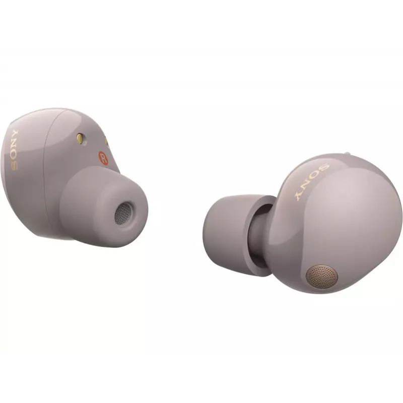 Sony WF-1000XM5 belaidės ausinės į ausis, triukšmo slopinimas, Bluetooth, rožinė