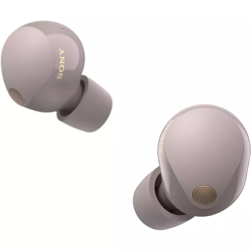 Sony WF-1000XM5 belaidės ausinės į ausis, triukšmo slopinimas, Bluetooth, rožinė