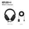 Laidinės ausinės su mikrofonu Sony INZONE H3 — juodos, modelis MDRG300B.CE7