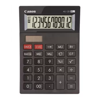 Canon AS-120 II DBL mini stalinis skaičiuotuvas, juodas