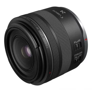 Canon plačiakampis RF 24 mm F1.8 Macro IS STM objektyvas, juodas