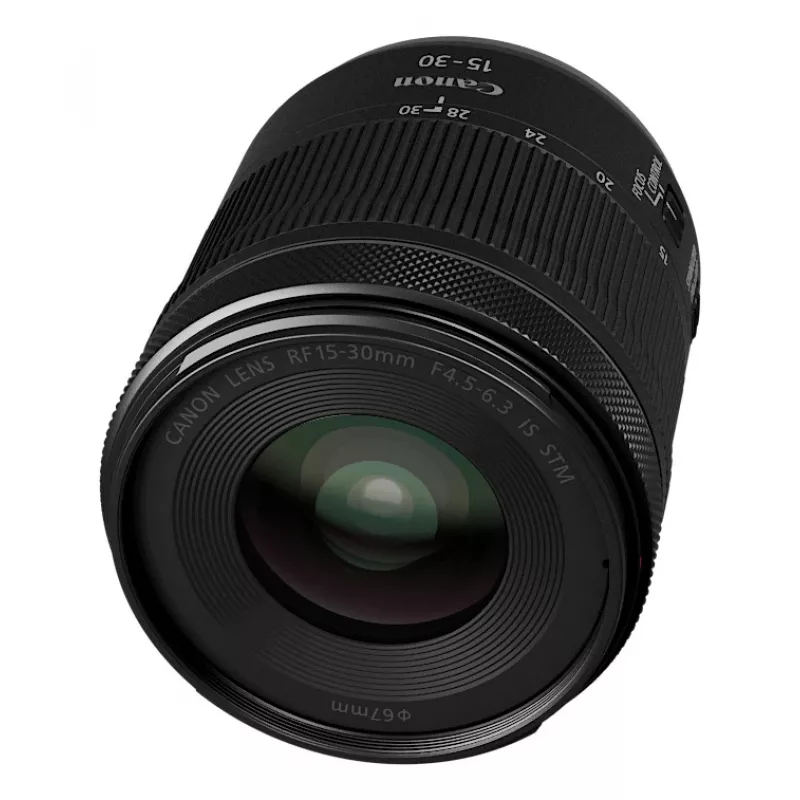 Canon RF 15-30 mm f4.5-6.3 IS STM MILC itin plataus kampo objektyvas juodas