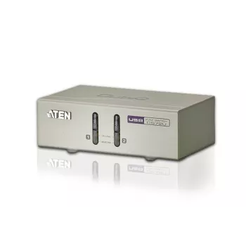 ATEN CS72U 2 prievadų USB VGA KVM jungiklis su garsu ir KVM laidais