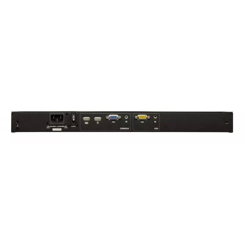 ATEN CL3100NX konsolė stelažui 47 cm (18,5 colio) 1366 x 768 pikseliai Metalas, Plastikas Juoda 1U