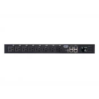 ATEN PG5308 32A 8 lizdų 1U išmanusis PDU su matuokliu, juodas