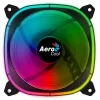 Aerocool ASTRO12 kompiuterio ventiliatorius 12cm LED RGB antivibracinis 6 kontaktų juodas