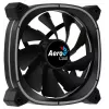 Aerocool ASTRO12 kompiuterio ventiliatorius 12cm LED RGB antivibracinis 6 kontaktų juodas