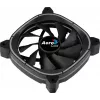 Aerocool ASTRO12 kompiuterio ventiliatorius 12cm LED RGB antivibracinis 6 kontaktų juodas