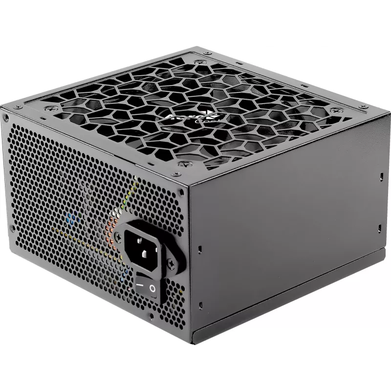 Kompiuterio maitinimo blokas AEROCOOL AEROB750 750W 80 PLUS Bronze Nemodulinis 230V Juodas Tylus