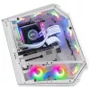 Mars Gaming MC51W White – Baltas PC korpusas ATX su dvigubu grūdintu stiklu ir 5x RGB 12cm ventiliatoriais