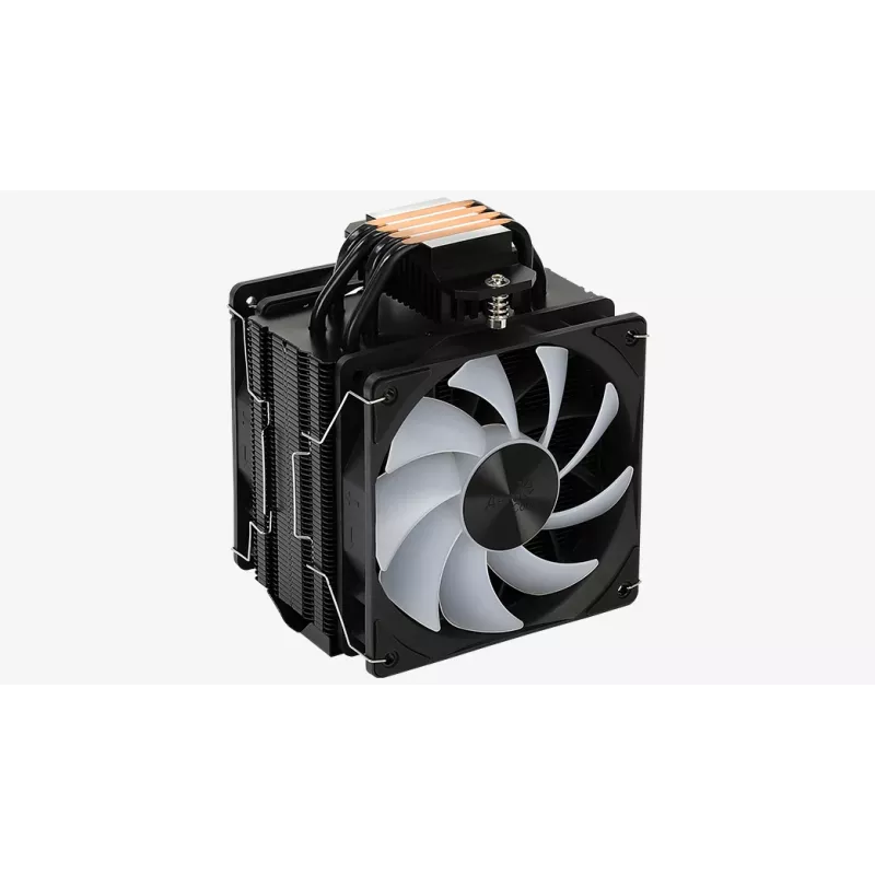 Aerocool Rime 4 Dual procesoriaus aušintuvas 12 cm juodas