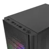Mars Gaming MC300 korpusas Micro ATX, grūdintas stiklas, 3xFRGB ventiliatoriai, juodas