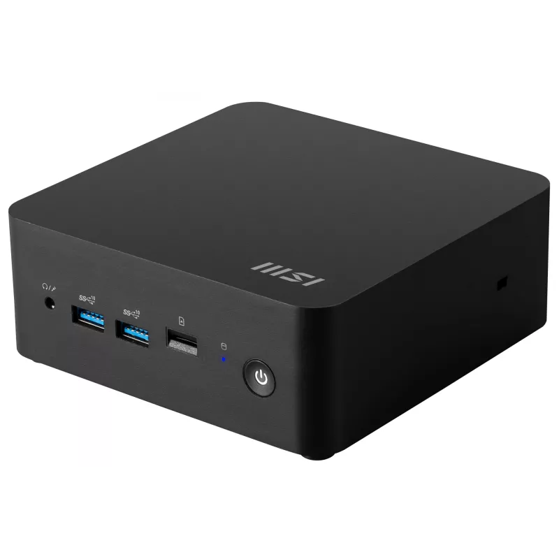 MSI Cubi NUC 1M-012BEU 0,84L dydžio mini kompiuteris, juodas, Intel SoC