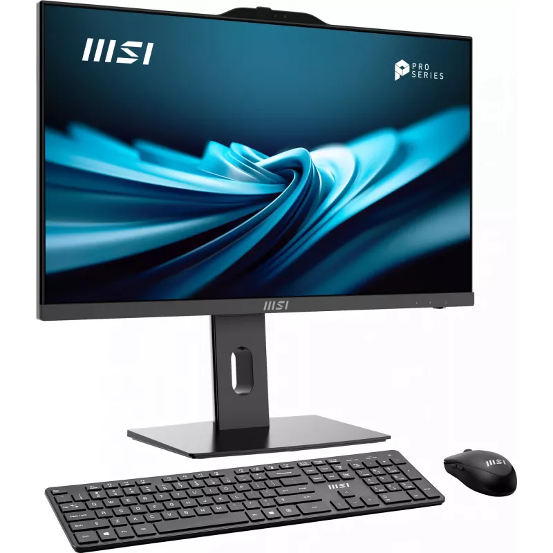 Visapusis kompiuteris MSI PRO AP241P 14M – Intel Core i7-14700 2.1GHz, 23,8 colio ekranas, 16GB DDR5 5600MHz, 1TB SSD, Intel UHD, Windows 11 Pro, juodas