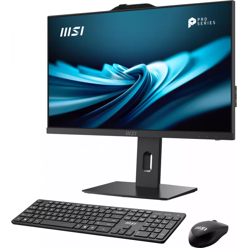 Visapusis kompiuteris MSI PRO AP241P 14M – Intel Core i7-14700 2.1GHz, 23,8 colio ekranas, 16GB DDR5 5600MHz, 1TB SSD, Intel UHD, Windows 11 Pro, juodas