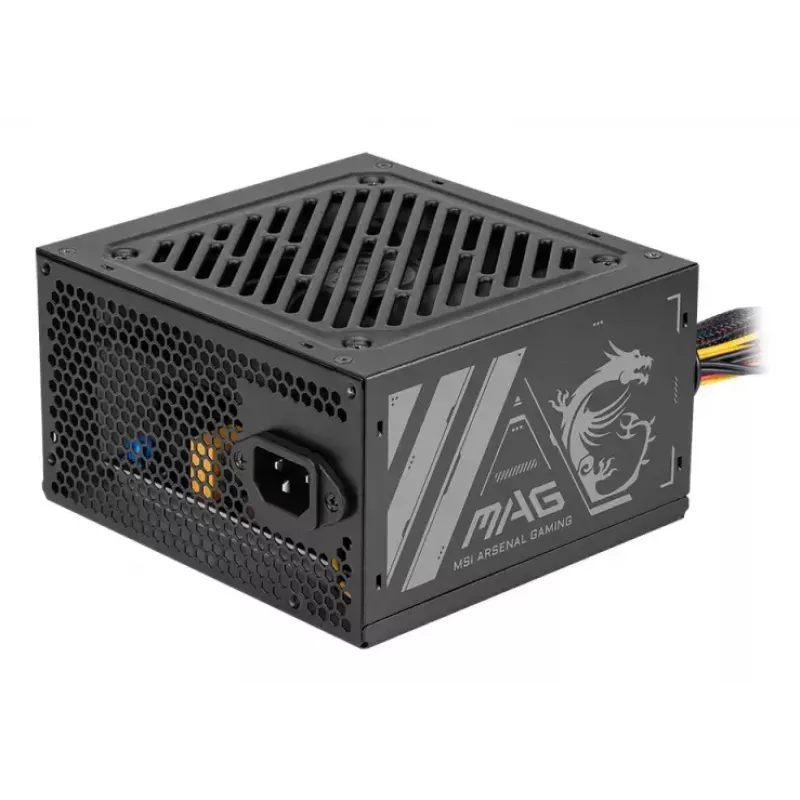 Maitinimo blokas MSI MAG A500N-H 500 W ATX 24 kontaktų, aktyvus aušinimas, juodas