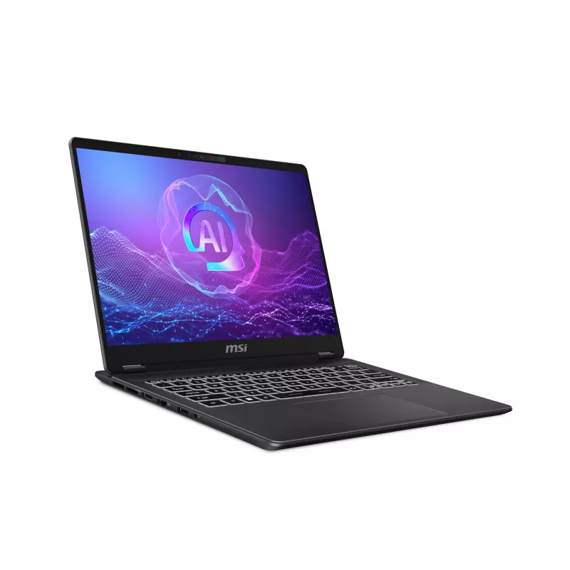 Nešiojamas kompiuteris MSI Prestige 14 AI+ Evo C2VMG-015 14 colių 2.8K ekranas Intel Core Ultra 7 258V 32GB DDR5 RAM 1TB SSD Windows 11 Home