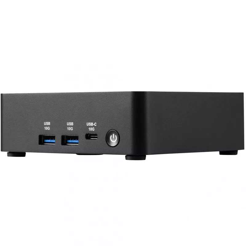 MSI Cubi NUC AI 1UMG-007EU Intel Core Ultra 5 125H 8 GB DDR5-SDRAM 512 GB SSD Windows 11 Home Mini kompiuteris juodas