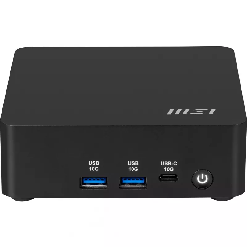 MSI Cubi NUC AI 1UMG-007EU Intel Core Ultra 5 125H 8 GB DDR5-SDRAM 512 GB SSD Windows 11 Home Mini kompiuteris juodas