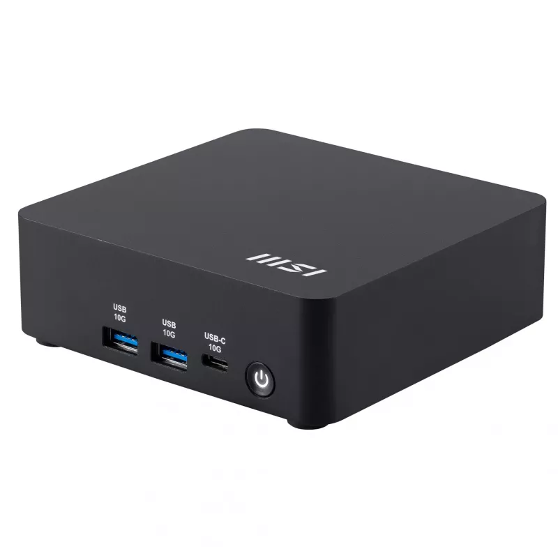 MSI Cubi NUC AI 1UMG-007EU Intel Core Ultra 5 125H 8 GB DDR5-SDRAM 512 GB SSD Windows 11 Home Mini kompiuteris juodas