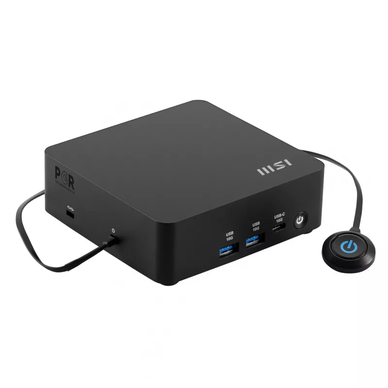 MSI Cubi NUC AI 1UMG-007EU Intel Core Ultra 5 125H 8 GB DDR5-SDRAM 512 GB SSD Windows 11 Home Mini kompiuteris juodas