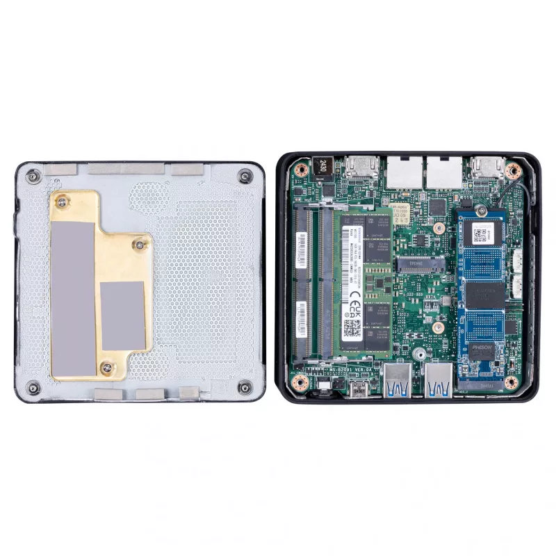 MSI Cubi NUC AI 1UMG-007EU Intel Core Ultra 5 125H 8 GB DDR5-SDRAM 512 GB SSD Windows 11 Home Mini kompiuteris juodas