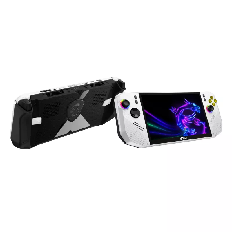 Nešiojama žaidimų konsolė MSI Claw A8 BZ2EM-047NL, 20,3 cm (8 colių), 1 TB, liečiamas ekranas, Wi-Fi, balta