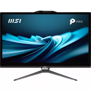 MSI Pro AP222T 14MA-613EU „Intel® Core™ i3“ 54,6 cm (21,5 colio) 1920 x 1080 pikselių liečiamas viskas viename kompiuteris 8 GB DDR4-SDRAM 512 GB SSD Windows 11 Home Wi-Fi 5 (802.11ac) juodas