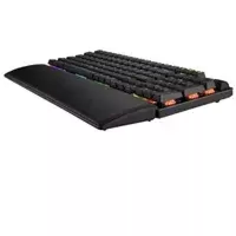 Belaidė žaidimų klaviatūra ASUS ROG Strix Scope II 96 Wireless, USB + RF belaidis + Bluetooth, QWERTY, JAV anglų, juoda
