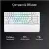 ASUS ROG Strix Scope II 96 WL balta mechaninė klaviatūra Gaming USB+RF Wireless+Bluetooth