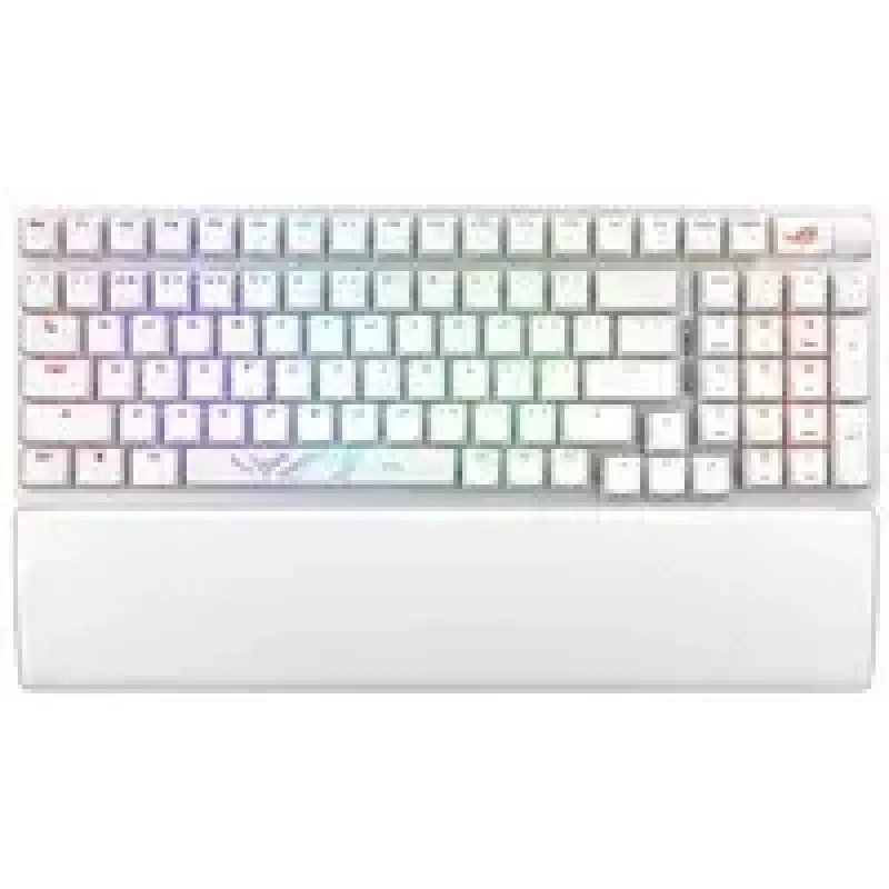 ASUS ROG Strix Scope II 96 WL balta mechaninė klaviatūra Gaming USB+RF Wireless+Bluetooth