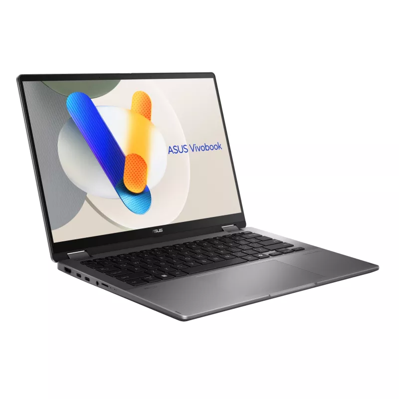 ASUS Vivobook 14 Flip TP3407SA-QL023W Copilot+ PC nešiojamas kompiuteris hibridas 14 colių jutiklinis ekranas Intel Core Ultra 7 32 GB RAM 1 TB SSD pilka