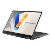 ASUS Vivobook 14 Flip TP3407SA-QL023W Copilot+ PC nešiojamas kompiuteris hibridas 14 colių jutiklinis ekranas Intel Core Ultra 7 32 GB RAM 1 TB SSD pilka